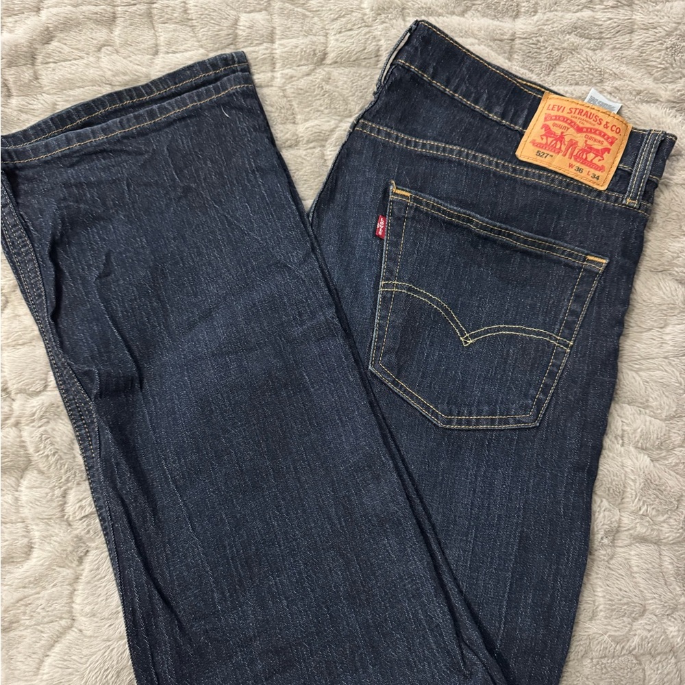 Levi's Men's 527 Dark Blue Jeans NWOT